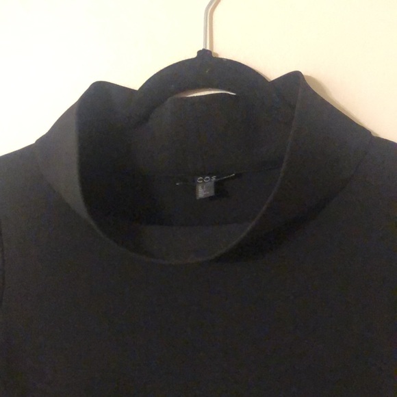 Collared Black Top - Picture 4 of 5